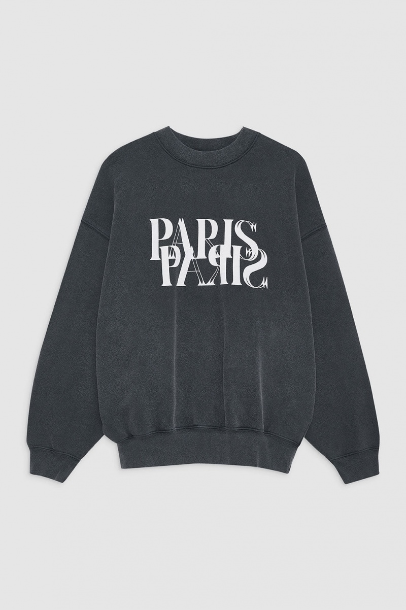 Sweat Anine Bing Jaci Paris Noir Femme | HHI-9070040